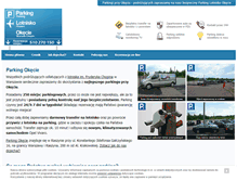 Tablet Screenshot of parkingokecie16.pl